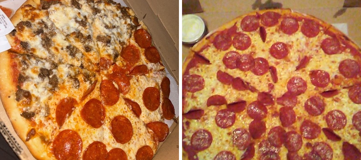 Blackjack Pizza Menu